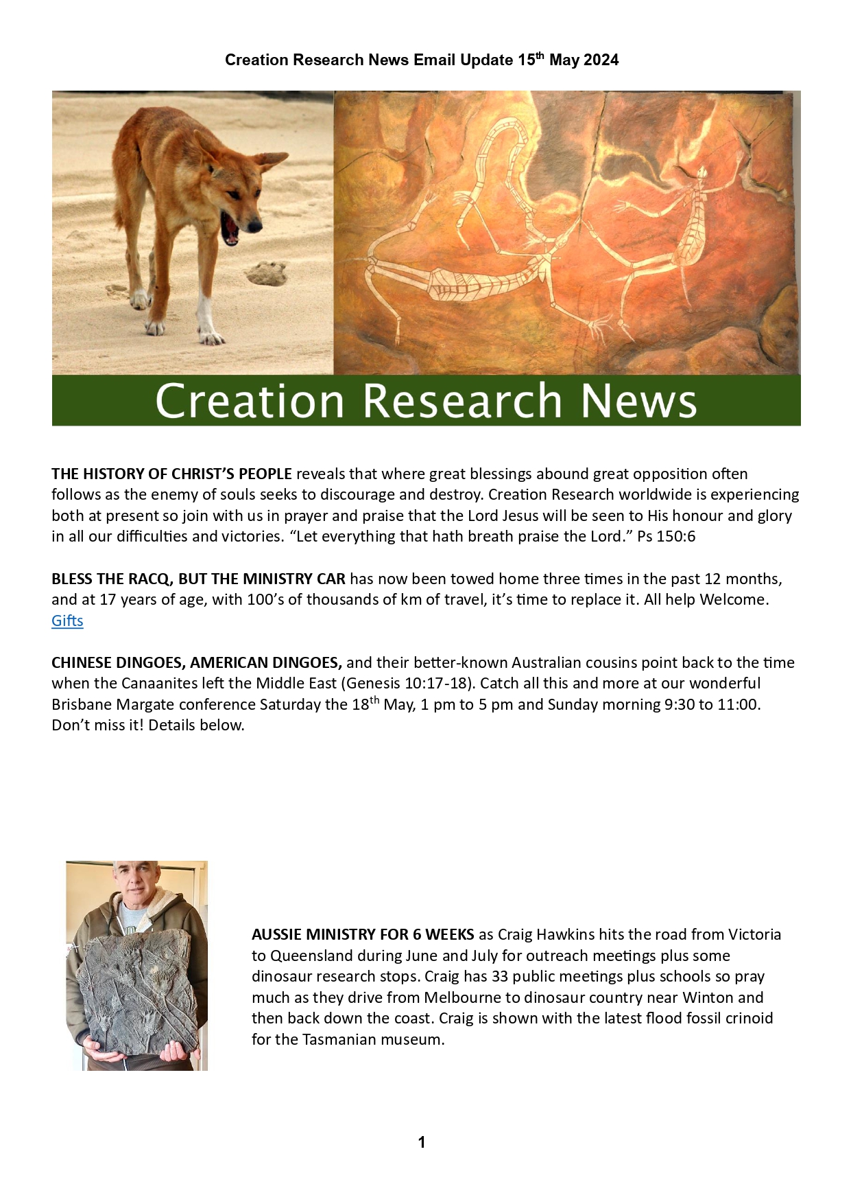 You are currently viewing Creation News – 15 May 2024