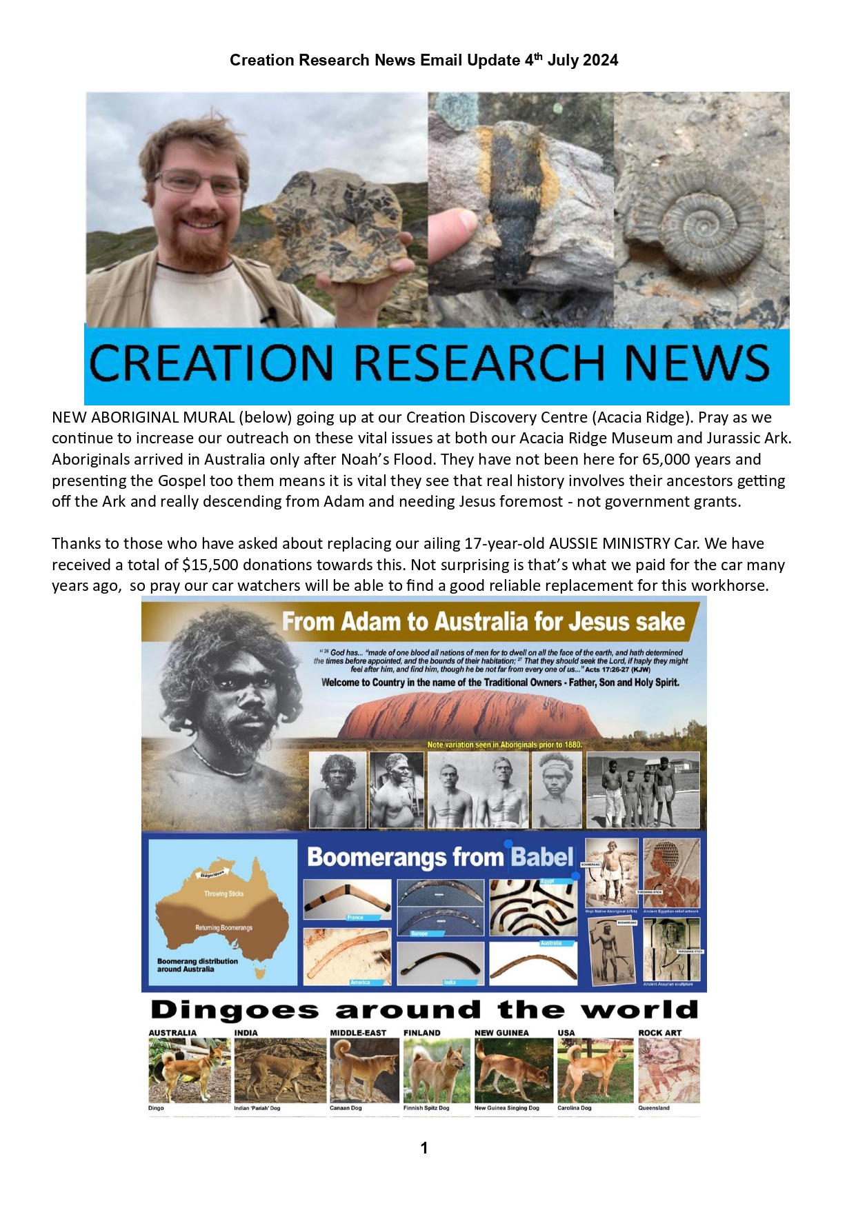 You are currently viewing Creation News – 04 Jul 2024