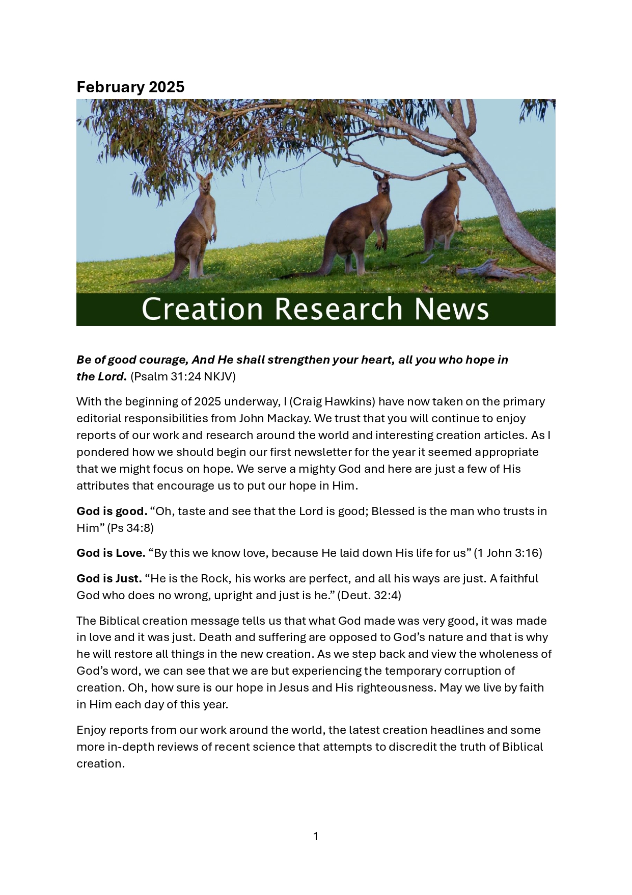 Read more about the article Creation News – 13 Feb 2025